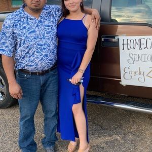 Sweet storm blue dress